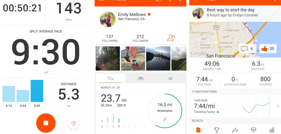 Strava website